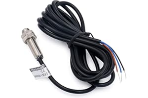 Heschen Sensore di prossimità induttivo PR08-1.5DP2 Tipo cilindrico DC 12-24V 3 fili PNP NC(normalmente chiuso) CE