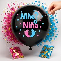 Globo de Revelación de Sexo Bebe en Español - Niño o Niña- Genger ...