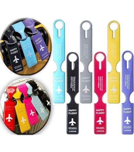WYOMER 200-Pack Clear Plastic Luggage Tag Holders With Loops — ID Card Badge Holders, Waterproof, Resealable, For Travel & Events
