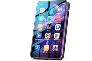 Fanvace 80GB MP3 Player with Bluetooth WiFi, Android MP3 Player with Spotify, 2000mAh MP4 Player with 4" Touchscreen and Speaker, Music Player with Spotify Kids, Audible, Amazon Music, Play Store