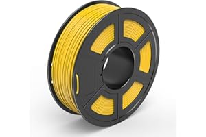 TECBEARS PLA Filamento de Impresión 3D, 1.75mm Amarillo, Precisión Dimensional +/- 0.02 mm, 1kg Carrete, 1 Paquete
