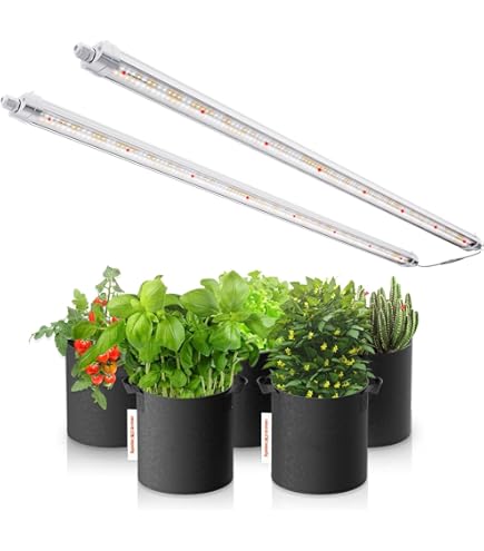 Spider Farmer Glow30 LED Grow Lamp, Full Spectrum, Plant Lamp, 34 cm, Set of 4 for Grow Tent, Extra Light for Plants, Houseplants, Vegetables, Flowers