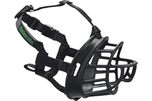 MUSERUOLA BASKERVILLE ULTRA, design etico brevettato, cane può respirare, ansimare e bere, regolabile, imbottita, addestramento cani piccoli, medi, grandi, impedisce di morsicare, rovistare (Taglia 4)