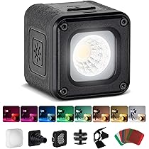 Gua'ge 43 mm kaliber led-macro-ringlicht, helder licht voor macrofotografie, 7 W helderheid, 3 kleurtemperaturen voor DSLR-cameralens, incl. adapterring, USB-aansluiting, voeding