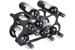 etterr Stojak na wino Stojak na 11 butelek wina. (Czarny X 1)