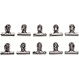 MAUL Papierklemmer 10er Set - Stabile Metall-Clips Für Büro, Küche & Haushalt