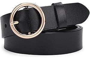 McFanBe Mesdames Ceinture en Cuir Pour les Femmes Filles Jeans Pantalon de Robe 2,8cm Largeur