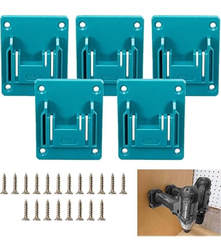 4er-Set Werkzeughalter Für Makita 18V - Wandhalterung Für Akkuschrauber & Bohrmaschinen