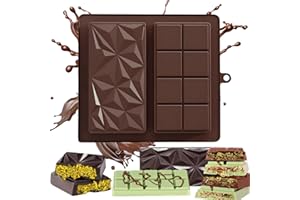 WYDEXINT Stampo Per Cioccolato,Stampi Cioccolato,Stampo Per Cioccolato Profondo,stampo per cioccolato antiaderente in qualità alimentare, per cioccolato, cioccolato, caramelle, gelatina, cubetti di ghiaccio