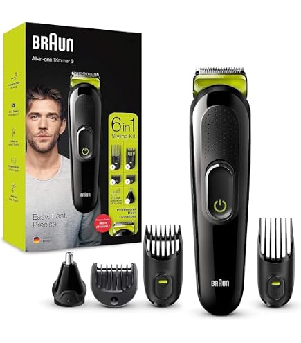 Braun MG5050 Multi Groomer With 2 Comb Attachments: Buy Online at