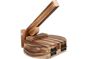 BESTonZON Prensa de Tortilla Auténtica Prensa de Tortilla de Harina Rotis Prensa de Masa Auténtica Máquina de Tortilla de Maíz para El Hogar de La Cocina