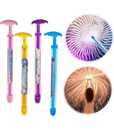 Feuerwerk Wasserpistole 4 Stück - Romantische Wassersprüh-Spielzeuge Für Pool-Partys & Fotos