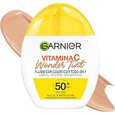 Garnier Vitamin C Wonder Tint Fluid All in 1 BB Cream, Medium Tone 40ml | Anti Stain Action, Unifier, Ultralight Texture, Non