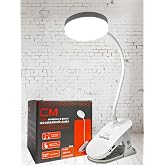 CM 3 Işık Modlu LED Masa Lambası Mandallı, USB Şarjlı, Taşınabilir
