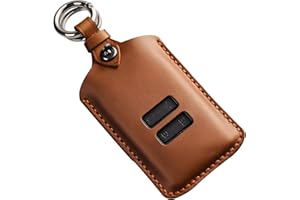 Friendship Key Card Case fit for Renault Handmade Leather Key Fob Car Key Covers with Keychian fit for Renault Captur/Clio/Kadjar/Zoe/Megane/Dacia