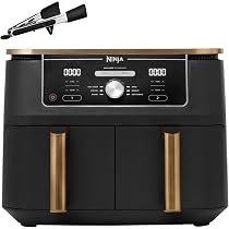 Heißluftfritteuse Zubehör-Set Für Ninja Dual Zone – 11-teilig, Mit Silikoneinsätzen & Grill
