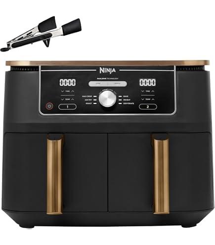 Friggitrice Senza Olio A Doppio Cestello Tristar FR-6970 – 9L, 1800W, 8 Programmi, Touch Screen, Temperatura Regolabile