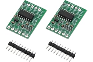 QUARKZMAN 2 st trycksensor HX711 dubbelkanal 24-bitars precision A/D, modul 16 x 24 mm trycksensor för DIY elektroniskt balan