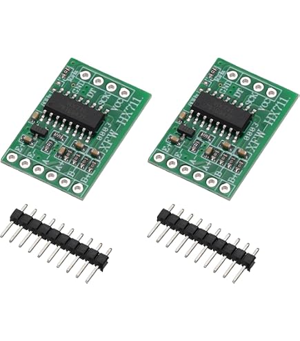 Stemedu 5 kg Load Cell Digital Weight Sensor for Portable Electronic Kitchen Scale with HX711 Ad Amplifier Module, 11 lbs Weighing Sensor Arduino Stemedu 5 kg Load Cell Digital Weight Sensor for Portable Electronic Kitchen Scale with HX711 Ad Amplifier Module, 11 lbs Weighing Sensor Arduino
