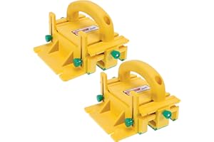 MICROJIG GRR-Ripper GR-100 3D Adjustable Table Saw Pushblock, 2-Pack, Yellow