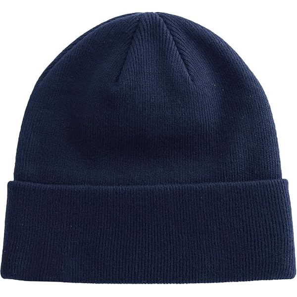 Knit Beanie Hat Unisex Plain - Warm Cuff Skull Cap For Winter - Foto 4