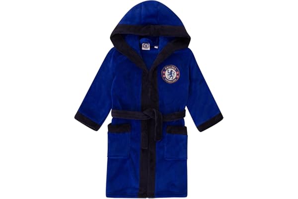 Chelsea FC officiel - Robe de chambre à capuche - polaire - garçon
