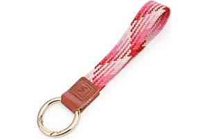 SENLLY Lanière de Poignet, Extensible Courte Porte-Clés Courroie, Conception Anti-Chute Élastique Originale