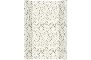 Ceba Baby® Fasciatoio da Tavolo rigido 70x50 cm - 2 Cunei Fasciatoio da Lettino Lavabile Fasciatoio da Culla per Bambine e Bambini - macchie
