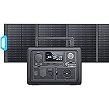 BLUETTI Generatore Solare EB3A con PV120 Pannello Solare Incluso, 268Wh Centrale Elettrica Portatile 1 600W (1200W Picco) AC 