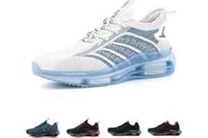 Anokar Chaussures de Running Homme Femme Chaussures de Sport Course Basket Basse Coussin d'air Athletisme Jogging Légères Absorption des Chocs Noir Bleu Rouge Blanc EU36-EU48