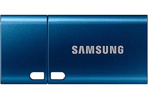 Samsung Clé USB Type-C, USB-C 256 Go, 400 Mo/s en Lecture séquentielle, USB 3.1, compatible PC, ordinateurs portables, tablettes et smartphones, bleu, ‎MUF-256DA/APC