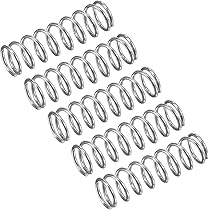 Sourcing Map 10 Stück Druckfedern | Stahlfeder 1,2mm 13mm Außendurchmesser 30mm Länge