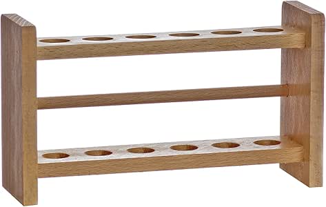 Reagenzglasständer Mit 25 Röhrchen - Labor Set Aus Kunststoff Für Schule & Haushalt