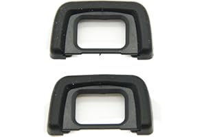 Protastic - Oculare di ricambio Dk-24 DK24 per fotocamere Nikon D3000 D3100 D5000 D5100 (confezione da 2)