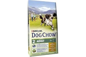 PURINA DOG CHOW | Adulte | Croquettes pour Chien de Grande Taille |Agneau | Lot de 1 | 14 kg | Sac