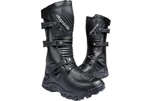 RKsports Adventure Motorcycle Motorbike Leather Protective Boots