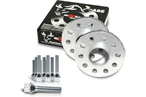 NJT eXtrem 790349 Cales Elargisseurs de voies 30mm (paire) - 15mm (épaisseur par Cale) incl. boulonnerie Entraxe (LK) 5x108 / 5x110 Alésage 65,1mm