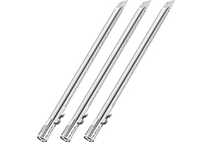3-pack, 67489 67491 66074 Brännarrör för Weber Genesis II och II LX 300-seriens grillar, reservdelar för Weber GS4 Genesis 2