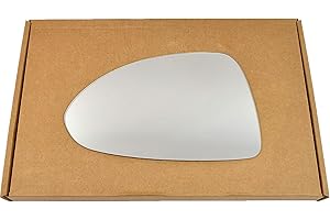 Less4spares Replacment Wing Door Mirror Glass Compatible with Vauxhall Corsa D 2006-2014 STICK-ON (Convex - Spherical, Left Passenger Side)