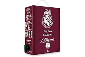 L'Olio dei Papi NOVELLO Olio Extra Vergine di Oliva Italiano 100% estratto a freddo prodotto dagli uliveti secolari delle antiche terre dei Papi 5 Lt Bag in Box