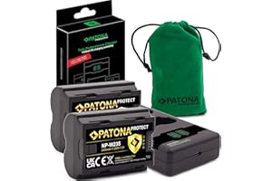 PATONA V1 Protect 2 x akumulator NP-W235 (2600mAh) z czujnikiem NTC i obudową V1 - z ładowarką USB PD Performance 161888 (maks. 1500 mA)