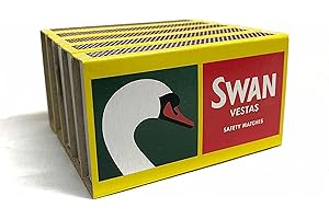 ZCIZIU Bryant & May Swan Vestas Fiammiferi di sicurezza, legno, confezione da 5
