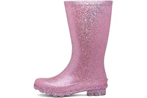 Shoe Zone - Girls Pink Glitter Welly