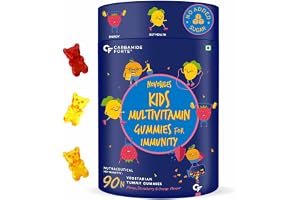 Carbamide Forte Multivitamin for Kids Multivitamin Gummies for Kids with 20 Nutrients Kid Gummy Multi Vitamin Gummies Kid's For Immunity Boost 90 Gummy Bear