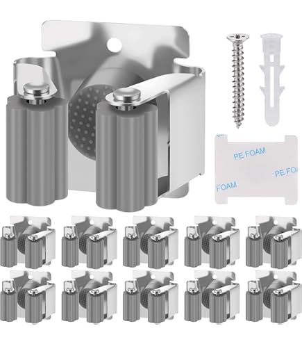 Verdenu 15 Piece Tool Holder Set, Broom Holder, Wall Garden Tool - View #2