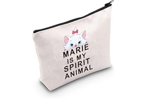 LEVLO The Aristocats Trousse de maquillage avec fermeture éclair Motif chats Marie Is My Spirit, Marie Spirit Animal, Trousse de maquillage