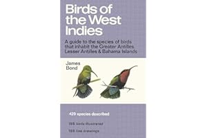 (Black and White) Birds of the West Indies: A Guide to the species of birds that inhabit the Greater Antilles, Lesser Antilles and Bahama Islands