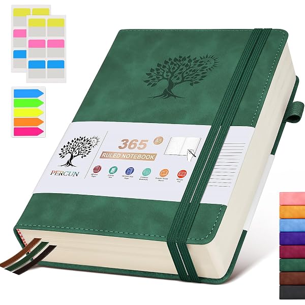 Diaries Of Note MGGAO A5 Hardcover Line Notebook - Aesthetic Vintage ...