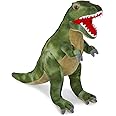 Tyrannosaurus Rex Plush Toy, Dinosaur Stuffed Animal Throw Plushie Pillow Doll, Soft Blue Fluffy Friend Hugging Cushion - Present for Every Age & Occasion