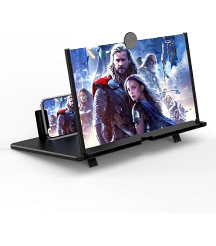 Lente Ingrandimento Schermo Smartphone 16 Pollici - Amplificatore HD 3x Per Film E Video, Universale